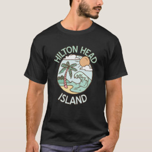Hilton Head Island Tropical Beach Vacation Souveni T-Shirt