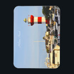 Hilton Head Lighthouse, photography, on Magnet<br><div class="desc">High definition photography of the lighthouse at Hilton Head SC.  Please visit Zazzle shop Carolina Photo To Go for other products and photography</div>