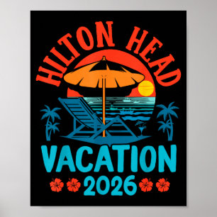 Hilton Head South Carolina 2026 Family Vacation Be Poster