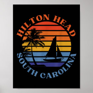 Hilton Head South Carolina Beach Summer Vacation R Poster