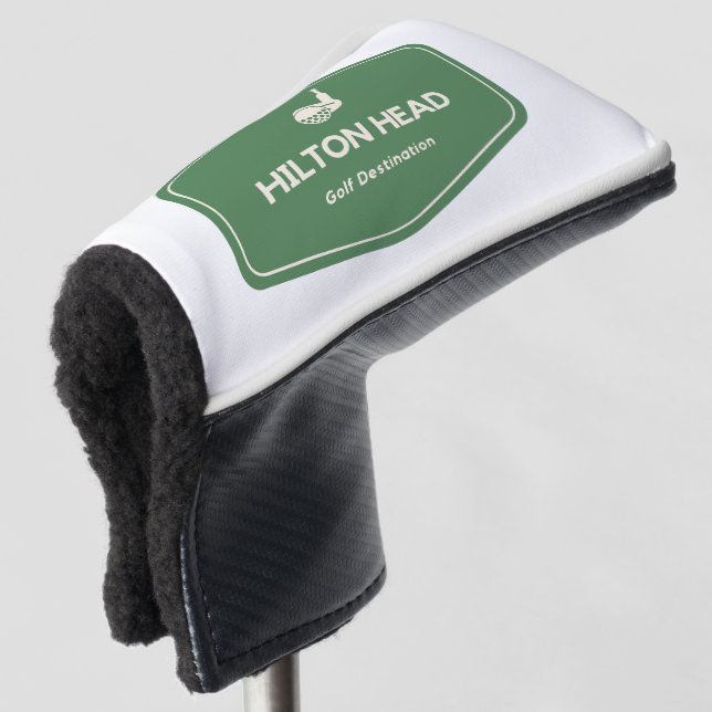Hilton Head South Carolina Golf Destination Golf Head Cover (3/4 Front)