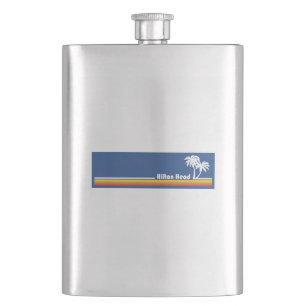 Hilton Head South Carolina Hip Flask