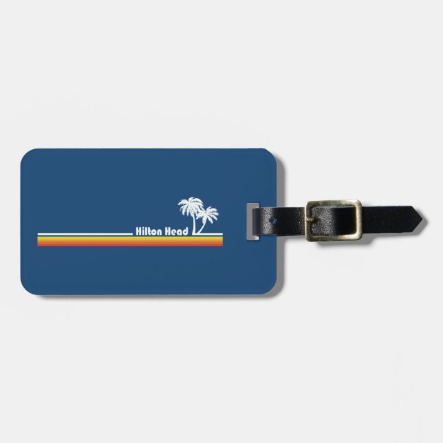 Hilton Head South Carolina Luggage Tag (Front Horizontal)
