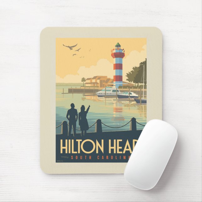 Hilton Head | South Carolina Mouse Pad (With Mouse)