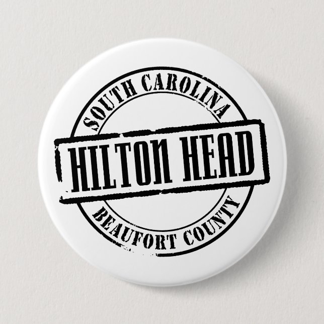 Hilton Head Title 3 Inch Round Button (Front)