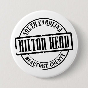 Hilton Head Title 3 Inch Round Button