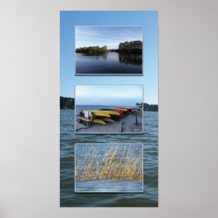 Hilton Head water triptych Poster