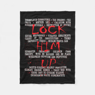 Him Up Anti-trump  Fleece Blanket