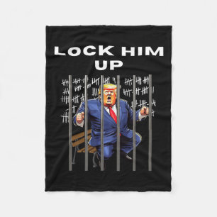 Him Up Anti-trump  Fleece Blanket