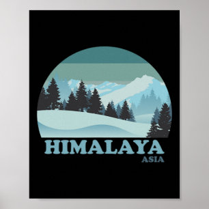 Himalaya Asia Ski Resort Skiing Snowboarding  Poster