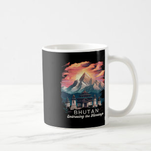 Himalaya Hike Temple Bhutan Costume Hiking Bhutane Coffee Mug
