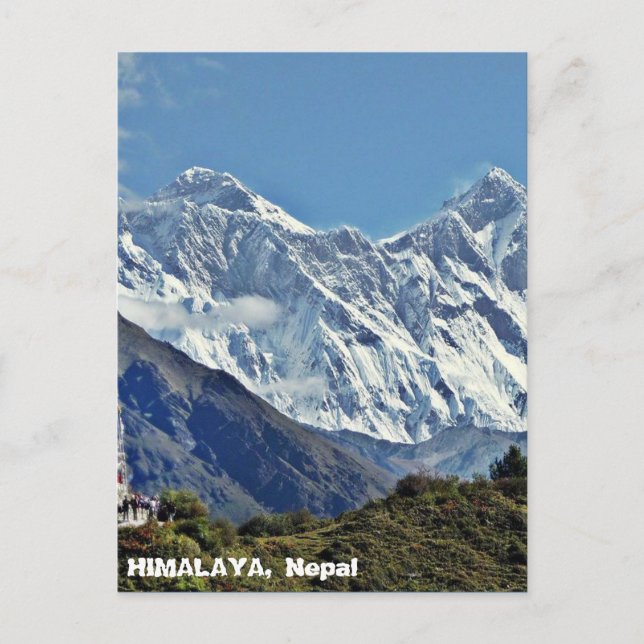 HIMALAYA - One of 1000 views from NEPAL Postcard (Front)
