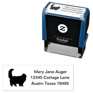 Himalayan Cat Personalized Self-inking Stamp