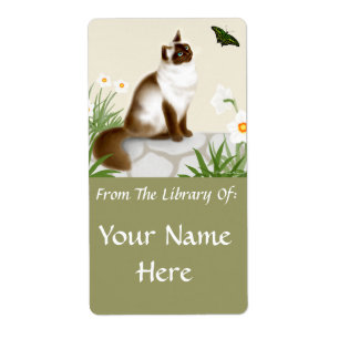 Himalayan in Butterfly Garden Bookplate