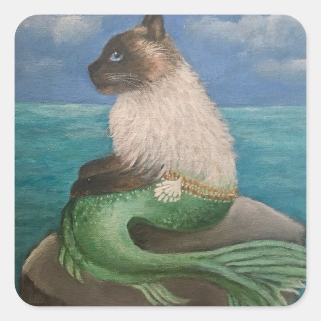 Himalayan Mercat  Square Sticker (Front)