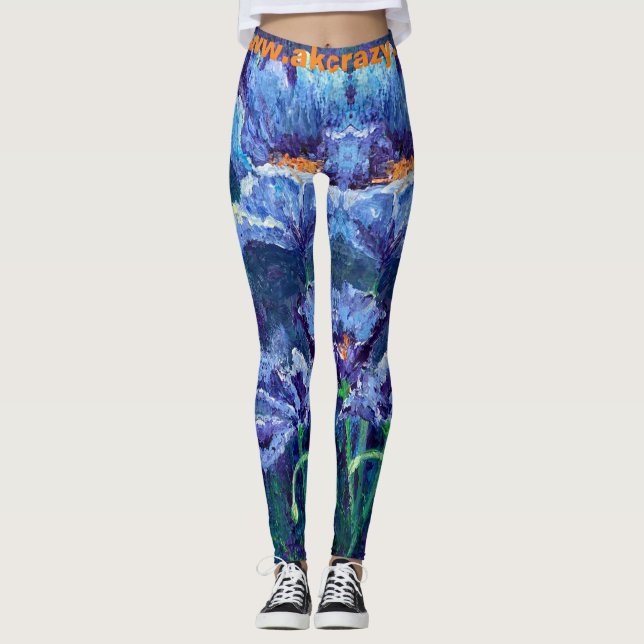 Himalayan Poppies Leggings (Front)