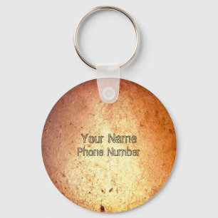 Himalayan Salt And Custom Text Keychain
