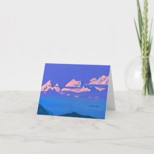 Himalayas, 1933 by Nicholas Roerich Thank You Card