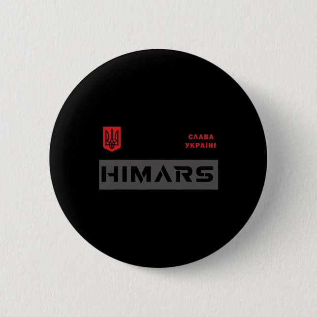 Himars System Military Army Glory To Ukraine  2 Inch Round Button (Front)