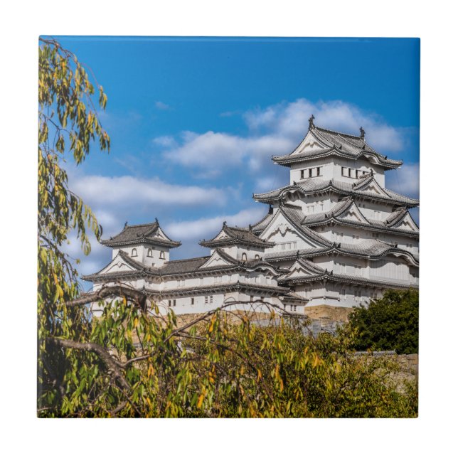 Himeji castle #5, Japan Tile (Front)