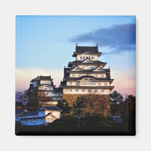 Himeji Castle at Sunrise Magnet (Front)