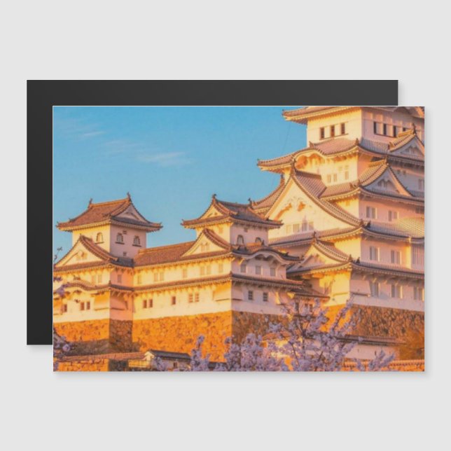 Himeji Castle Magnetic Card (Front/Back)