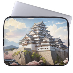 Himeji Castle Majestic Fortress Japanese History Laptop Sleeve