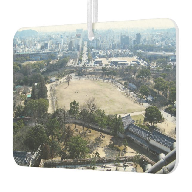 Himeji, Japan (View from atop castle) Air Freshener (Left)