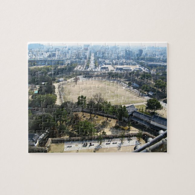 Himeji, Japan (View from atop castle) Jigsaw Puzzle (Horizontal)