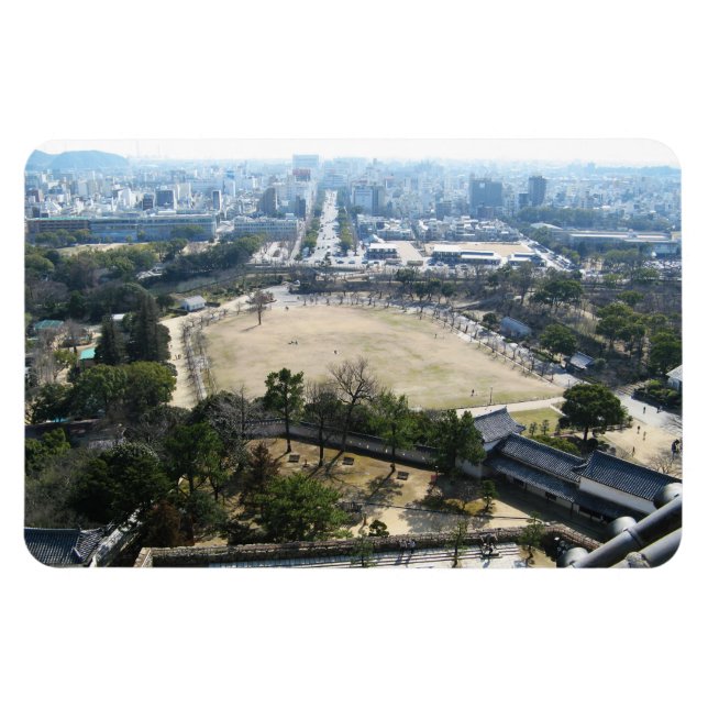 Himeji, Japan (View from atop castle) Magnet (Horizontal)