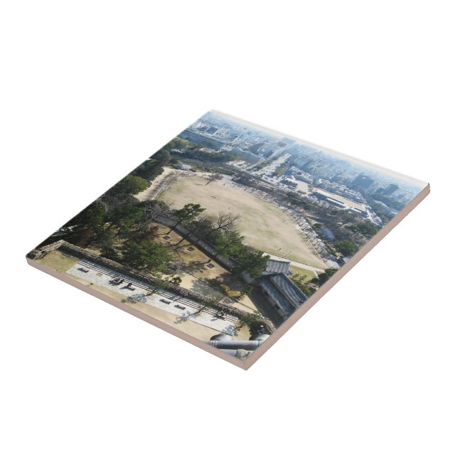 Himeji, Japan (View from atop castle) Tile (Side)