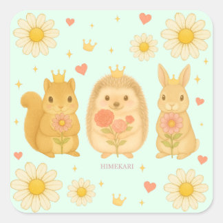 HIMEKARI Stars Sticker – Green