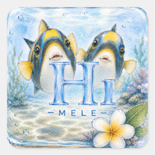 HIMELE Autocollant Little Hawaiʻi — Humuhumu