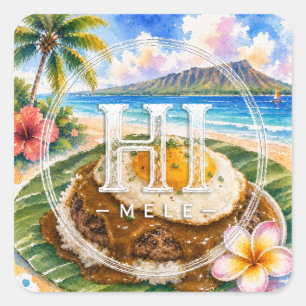 HIMELE Autocollant Little Hawaiʻi — Loco Moco