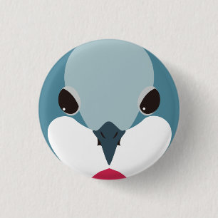 Himenebat-Luzon Bleeding-heart 1 Inch Round Button
