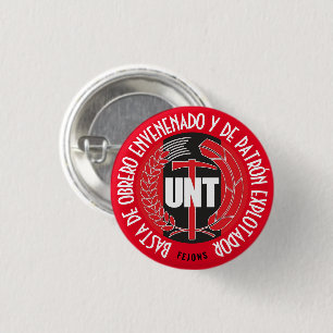Himno del trabajo 1 inch round button