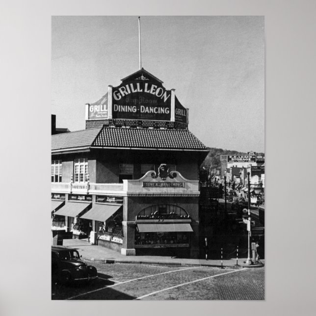 Hinck Building, Montclair, New Jersey, Vintage Poster (Front)