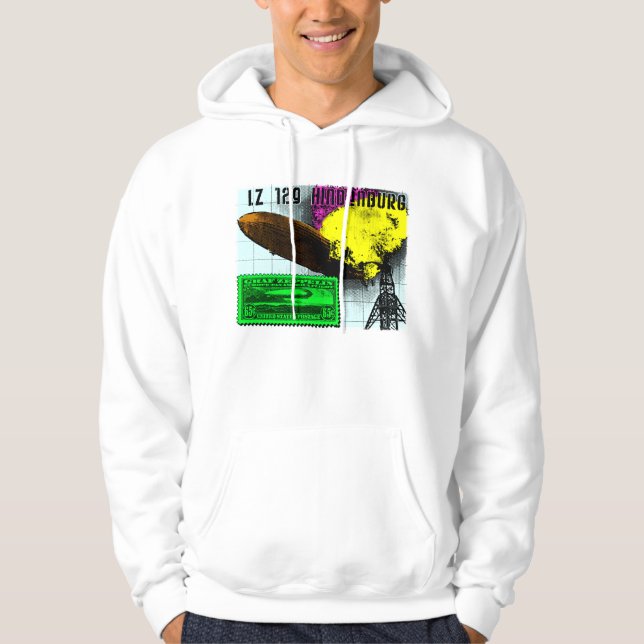 Hindenburg burning hoodie (Front)