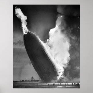 Hindenburg Disaster poster 16"x20".
