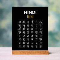 Hindi Alphabet अ–क्ष Devanagari Script