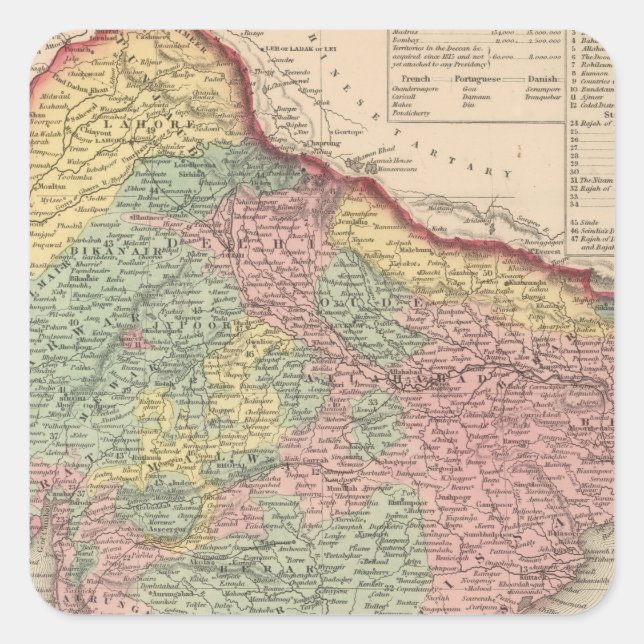 Hindoostan 2 square sticker (Front)