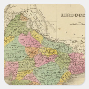Hindoostan 4 square sticker