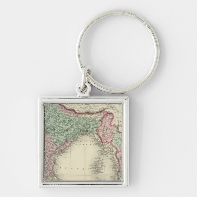 Hindoostan and Farther India Keychain (Front)