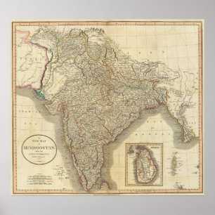 Hindoostan, Ceylon Poster