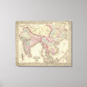 Hindoostan, Farther India, China, Tibet 2 Canvas Print
