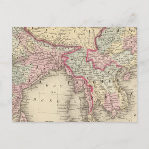 Hindoostan, Farther India, China, Tibet 2 Postcard