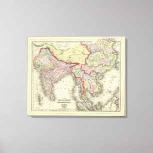 Hindoostan, Farther India, China, Tibet Canvas Print