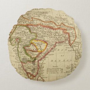 Hindoostan or India Round Pillow