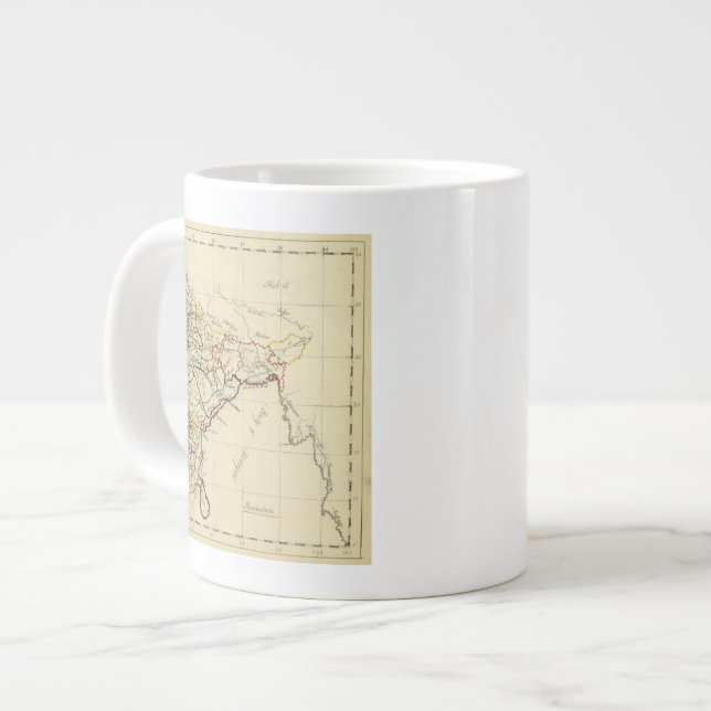 Hindostan Large Coffee Mug (Front Left)