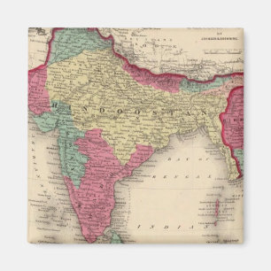 Hindostan Or British India Magnet